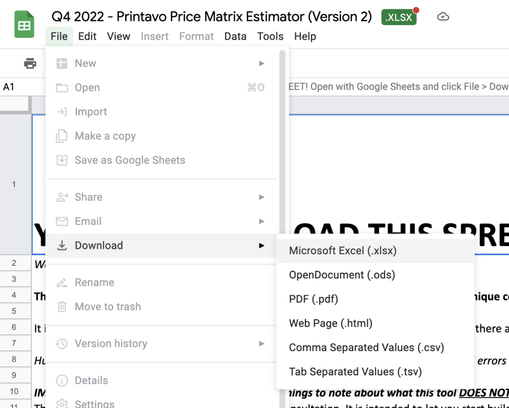 How To: Make A Screen Printing Pricing Matrix (free Download)