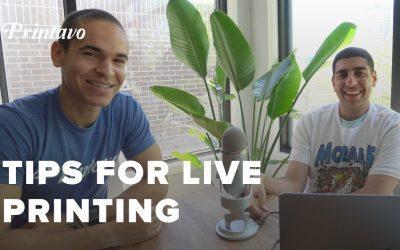 Live Screen Printing Events: 6 Tips For Getting Started