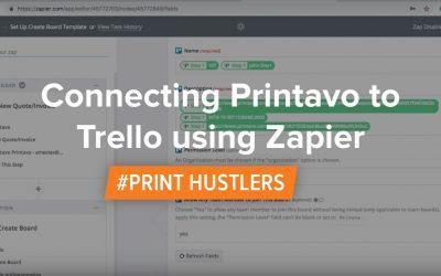 Connecting Printavo to Trello using Zapier