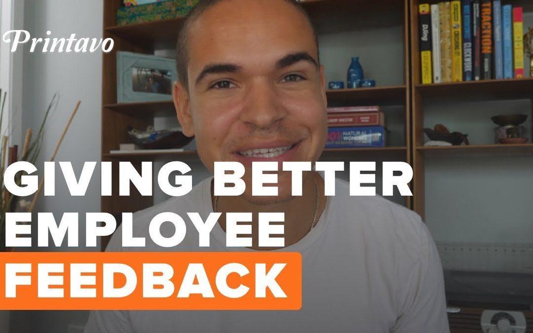 4 Tips: Giving Better Employee Feedback in Your Print Shop