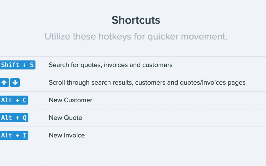 Shortcuts Are Here