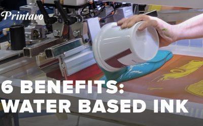 6 Benefits For Screen Printing With Water Based Inks