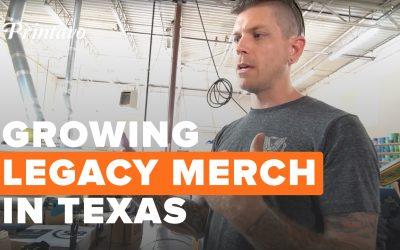 Legacy Merch Shop Tour | 10 Years of Screen Print Shop Growth