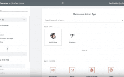 Connecting Mailchimp to Printavo Using Zapier